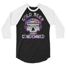 Load image into Gallery viewer, CBC Logo 3/4 sleeve raglan shirt
