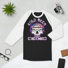 Load image into Gallery viewer, CBC Logo 3/4 sleeve raglan shirt
